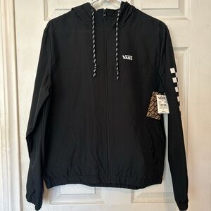 Vans Black Hooded Windbreaker